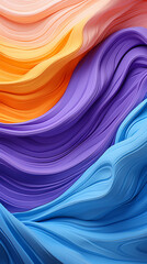 Wall Mural - Vibrant Abstract Swirling Colors Background

