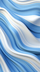 Wall Mural - Abstract Blue and White Waves Texture

