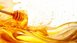 Liquid Gold, Honey Drops Background