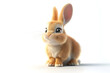 Verspielter Cartoon-Hase: Niedliche Illustration eines lustigen Hasen für Kinderbücher