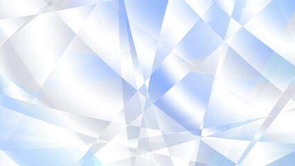 Fototapete - White and Light Blue Abstract Modern Background Loop