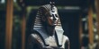 antique pharaoh statue Egypt Generative AI