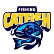 Cartoon Catfish Mascot Logo Design