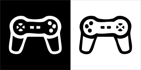 Illustration vector graphics of video game icon