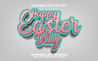 © No9 - beautiful happy easter day lettering 3d style text effect