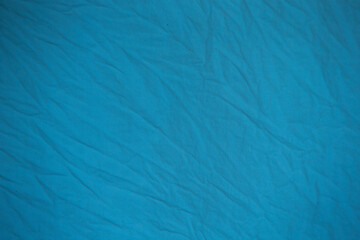 Wall Mural - close up blue fabric texture background