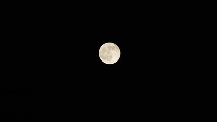 full moon on the dark night