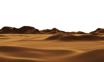 Wall Mural - Desert environment. Dry zone. sand dune.