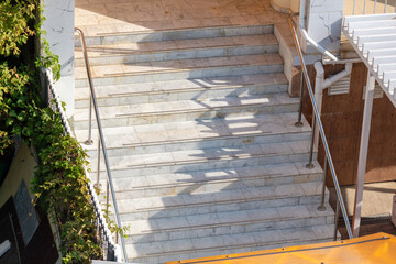 Sticker - Staircase in a building as a background