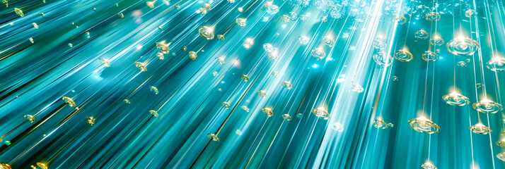 Network Sparkle, Abstract Digital Connectivity, Highlighting the Luminous Pathways of Data