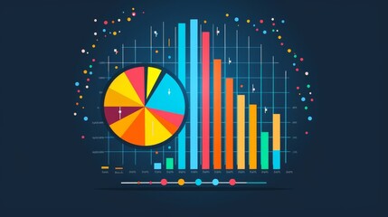 Wall Mural - Exploring Distribution: Charting Data Spread for Analysis