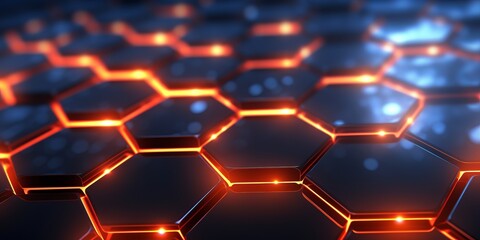 Abstract Molecular Pattern Macro Photography View