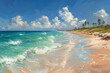 Tropischer Strand wie aus einem Gemälde: Klares blaues Wasser und weißer Sandstrand kreieren eine paradiesische Szenerie 17