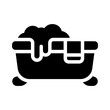 hot tub glyph icon