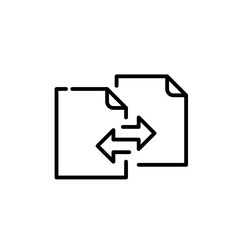 Wall Mural - file synchronization. pixel perfect icon