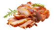 © ideaCuz Studio - Rice crispy pork on isolated on transparent png background. Generative ai