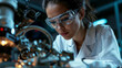 © ADDICTIVE STOCK - Focused scientist working meticulously in modern lab. Generative AI image