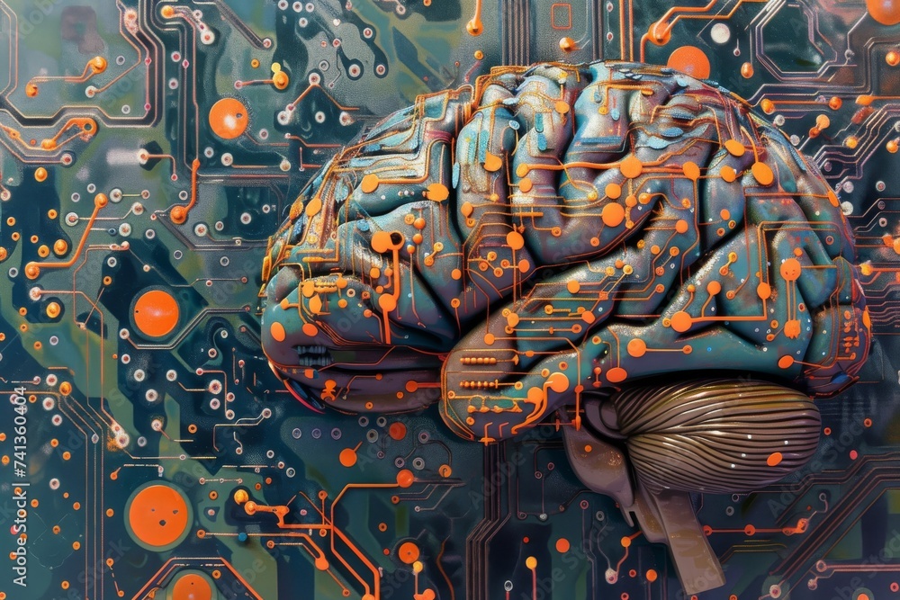 AI Brain Chip sige. Artificial Intelligence meg mind bmi axon ...