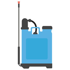 Sticker - Flat icon design of spray machine 