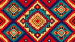 Geometric Ethnic Oriental Rug Carpet Background