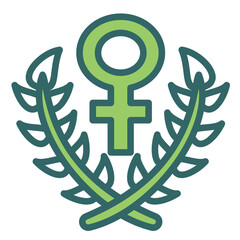 Women Laurel Icon