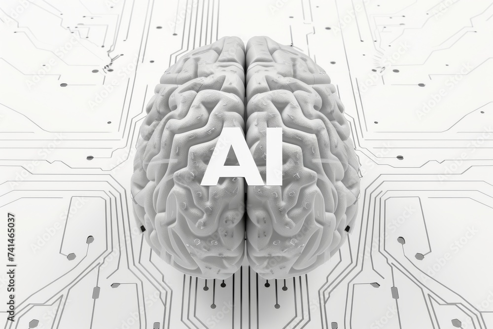 AI Brain Chip server data integrity. Artificial Intelligence tbi mind ...