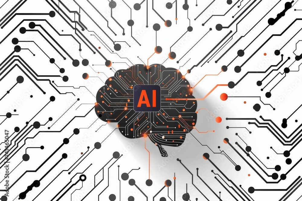 AI Brain Chip atomic layer deposition. Artificial Intelligence ...