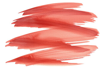 Poster - Paint brush stroke isolated on transparent background. PNG