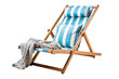 Vacation Beach Chair Isolated on Transparent Background