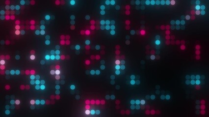 Wall Mural - Abstract digital dots. Computer generated 3d render