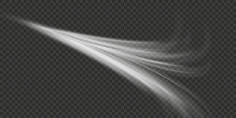 Wall Mural - stream of fresh wind png. imitation of the exit of cold air from the air conditioner.
