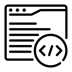 web line icon