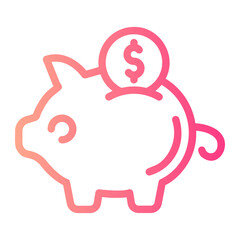 Poster - piggy bank