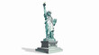 Statue of liberty vector isolated cartoon vector