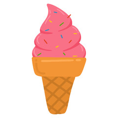 Sticker - ice cream cone