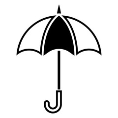 Canvas Print - umbrella icon