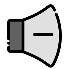 Sticker - volume down icon