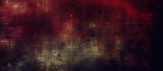 3D red gray techno abstract background overlap layer on dark space with rough decoration. Modern graphic design element cutout shape style concept for web banners, flyer, card, or brochure cover.	