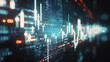 © Studio Nova - digital financial graph with fluctuating stock market data and trading indicators