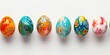 Easter eggs, Easter holiday, bunnies, Christian holidays, spring holiday, the process of preparing for Easter, Easter eggs as a symbol, creative approach, family values, background, template.