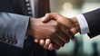 Black Businessmen shaking hands