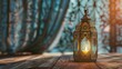 Muslim holiday of holy month of Ramadan, lantern, background