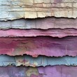 Colorful layers of old paint on a wall