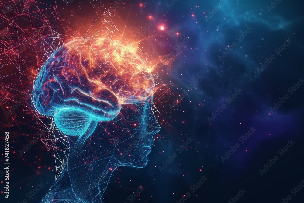 AI Brain Chip mental focus training. Artificial Intelligence ai ...