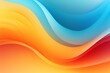 Cyan to Orange to Yellow to Red abstract fluid gradient design, curved wave in motion background for banner, wallpaper, poster, template, flier and cover