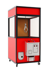 Wall Mural - Toys vending machine with crane. Transparent background. 3D illustration