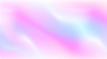 Wall Mural - Holographic iridescent gradient background. Pearl rainbow template wallpaper design with blur.