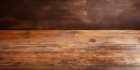 Wall Mural - Dirty wooden kitchen table.