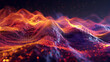 visualization of fractal waves 3d image,
Abstract colorful wave 4k ultra hd wallpaper
