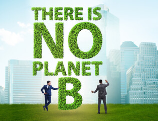 Sticker - Ecological concept - there is no planet b